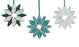 Orn Snowflake CrystalEmerald