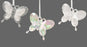 Orn Butterfly Silver/Pink/Translucent