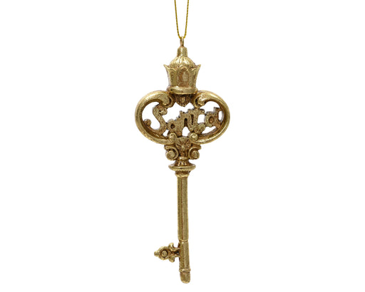 Orn Santa's Key Gold