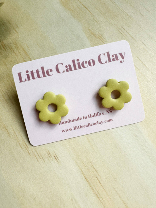 Groovy Daisy Studs | Polymer Clay Earrings