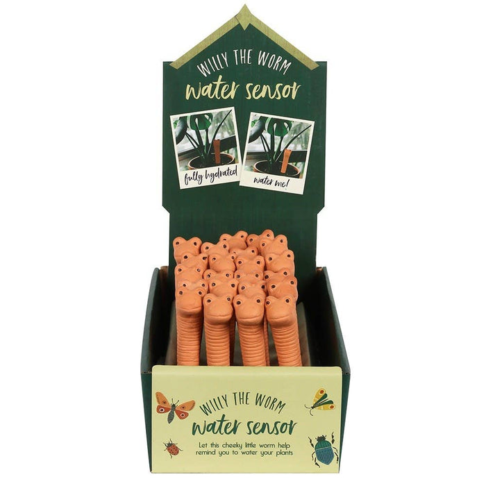 Set of 28 Small Willy the Worm Water Sensors in Display