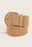 Braided Crescent Buckle Elastic Belt
