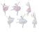 Orn Ballerina Pink White
