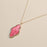 Iridescent Cloud-Shaped Pendant Necklace