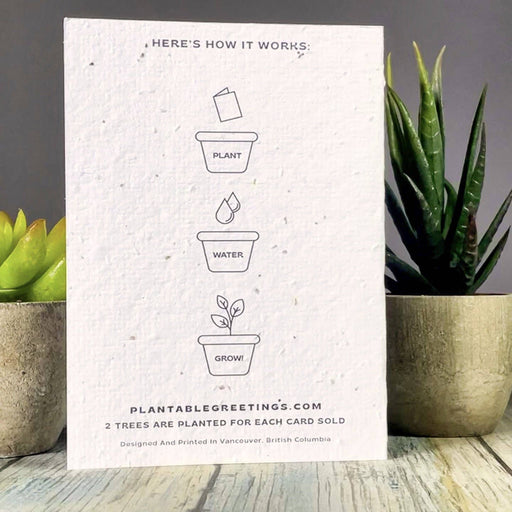 Who Needs One? Christmas Plantable Xmas Card