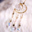 Opalite Moon Suncatcher - Crystal Window Decor Gift