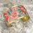 Soft Pink Floral Embordered Cuff Bracelet