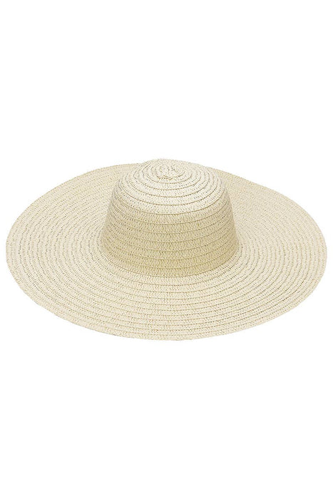 Thin Light-Weight Floppy Straw Beach Sun Hat