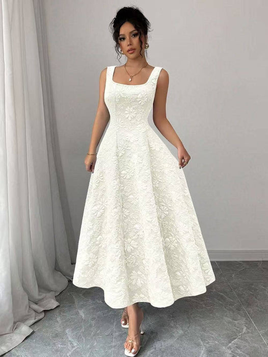 Miss Sparkling A-Line Midi Dress