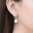 18K Gold PVD Stainless Steel Large Pearl Drop Earrings