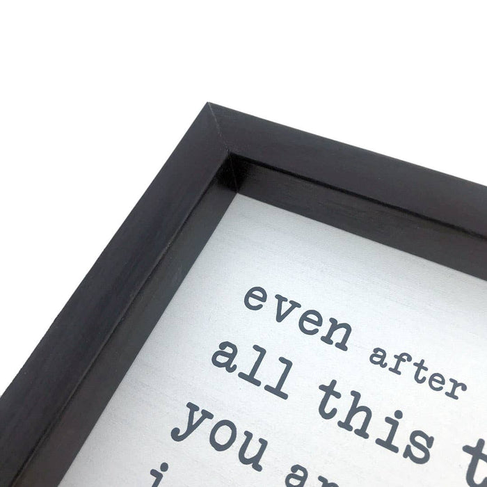 Live Like Someone Left The Gate Open | Wood Sign