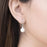18K Gold PVD Stainless Steel Large Pearl Drop Earrings