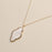 Iridescent Cloud-Shaped Pendant Necklace