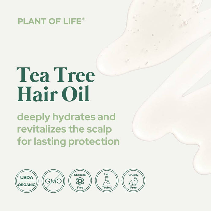 Tea Tree Hair Oil for Hair & Scalp - 4oz / 120mL