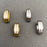 Zircon Inlaid 18K Gold Plated S.Steel Huggie Earrings