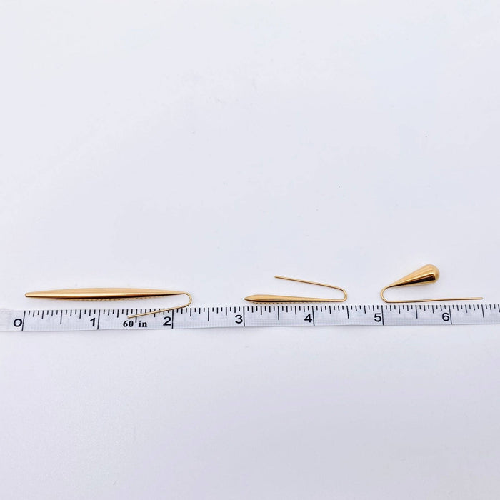 Exquisite 18k Gold Plated Stainless Steel Earrings - FGS