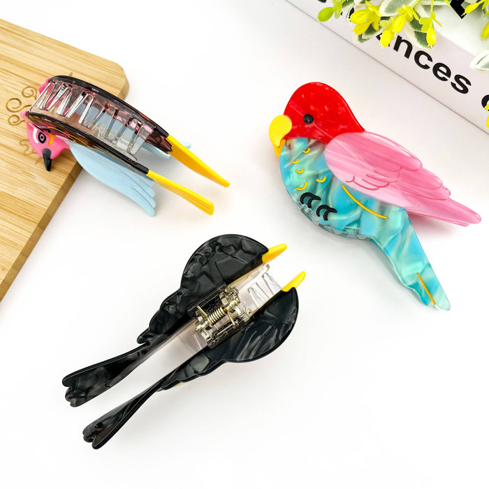 Swallow Hair Clip, Parrot Claw Clip