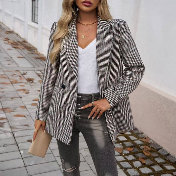 Lapel Buttoned Blazer