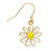 Sweet as a Daisy Gold Dangle Earrings