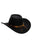 Buffalo Skull Belt Tycoon Retro Faux Wool Felt Cowboy Hat