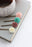 Floral Bobby pin - Teal, Dusty Rose and Blush