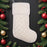 Luxurious Plush Gold Sequin Christmas Stockings
