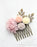 Flower Hair Comb | Vintage Style | Lavender Pink and Purple