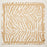 Zebra Print Square Scarf | Neutral Animal Pattern Silk-Feel Fashion Scarf