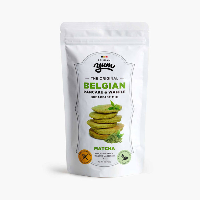 Belgian Pancake and Waffle Breakfast Mix – Matcha