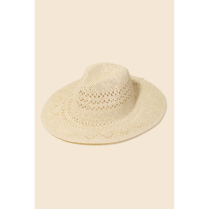 Loose Weave Straw Sun Hat