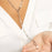 18K Gold PVD Stainless Steel Y Paperclip Necklace with Pearl