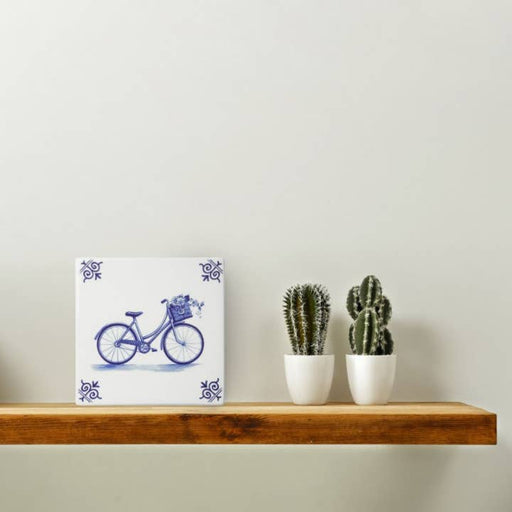 Bicycle tile - Delft Blue - 13 cm