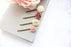 Flower Bobby Pins | Rose Hair Pins | Dusty Rose and Green