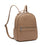 Hannah - Recycled Vegan Backpack - Latte Pebbled