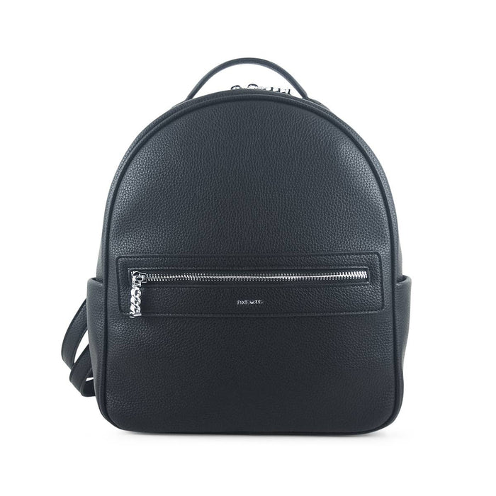 Hannah - Recycled Vegan Backpack - Black Pebbled