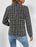 Tweed Plaid Button-Up Jacket – Fall/Winter Outerwear