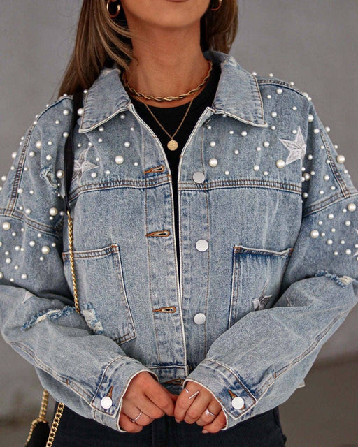 Star denim jacket