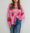 Strawberry Tie front Cardigan