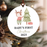 Baby's First Christmas Ornament 2025 | Woodland Reindeer