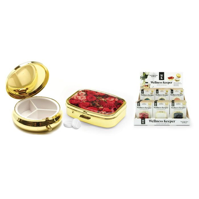 Wellness Keeper Women's Pocket-Sized Pill Case