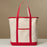 Ecofriendly Cotton Canvas Carry Tote with Charm Holder