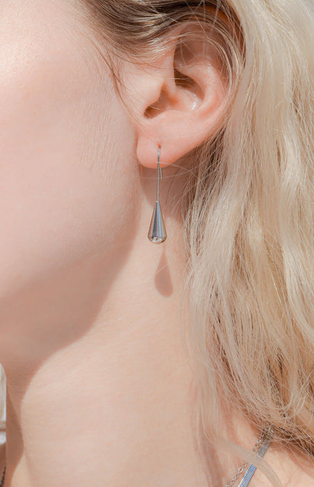 18K Gold PVD Stainless Steel Drop Earrings