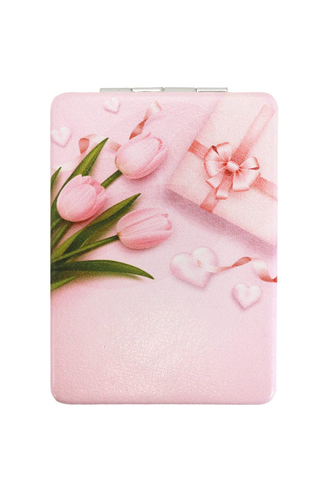 Pastel Tulips and Gifts Makeup Mirror