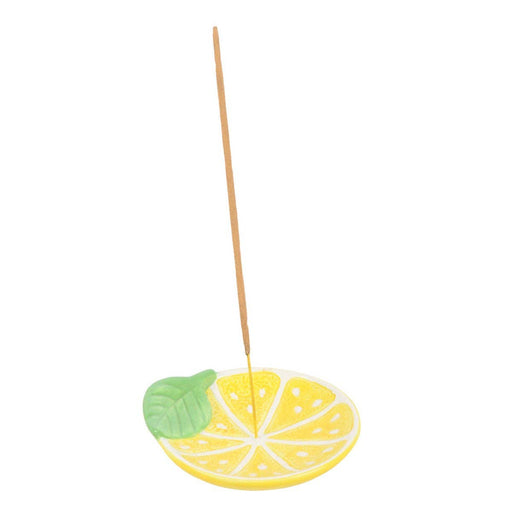 Lemon Slice Ceramic Incense Holder Plate