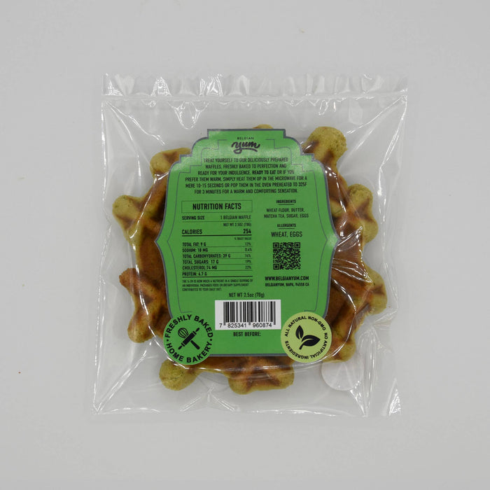 Belgian Waffle – Matcha