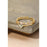 Double Line Rhinestone Fashion Ring