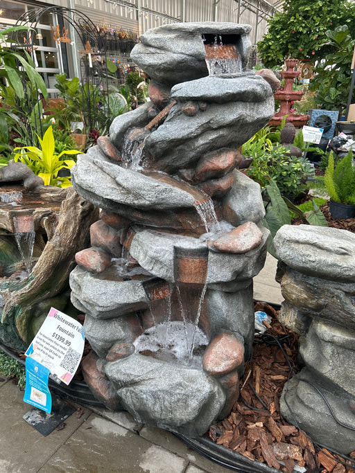 Whitewater Falls Fountain, 52-inch Height