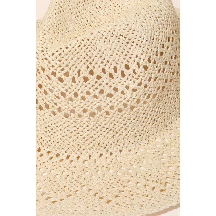 Loose Weave Straw Sun Hat