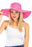 Thin Light-Weight Floppy Straw Beach Sun Hat