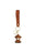 Cute Baby Highland Cow 3D Charm Lanyard Key Chain
